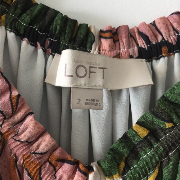 Loft • Floral Magnolia Print Long Maxi Dress - Picture 8 of 8